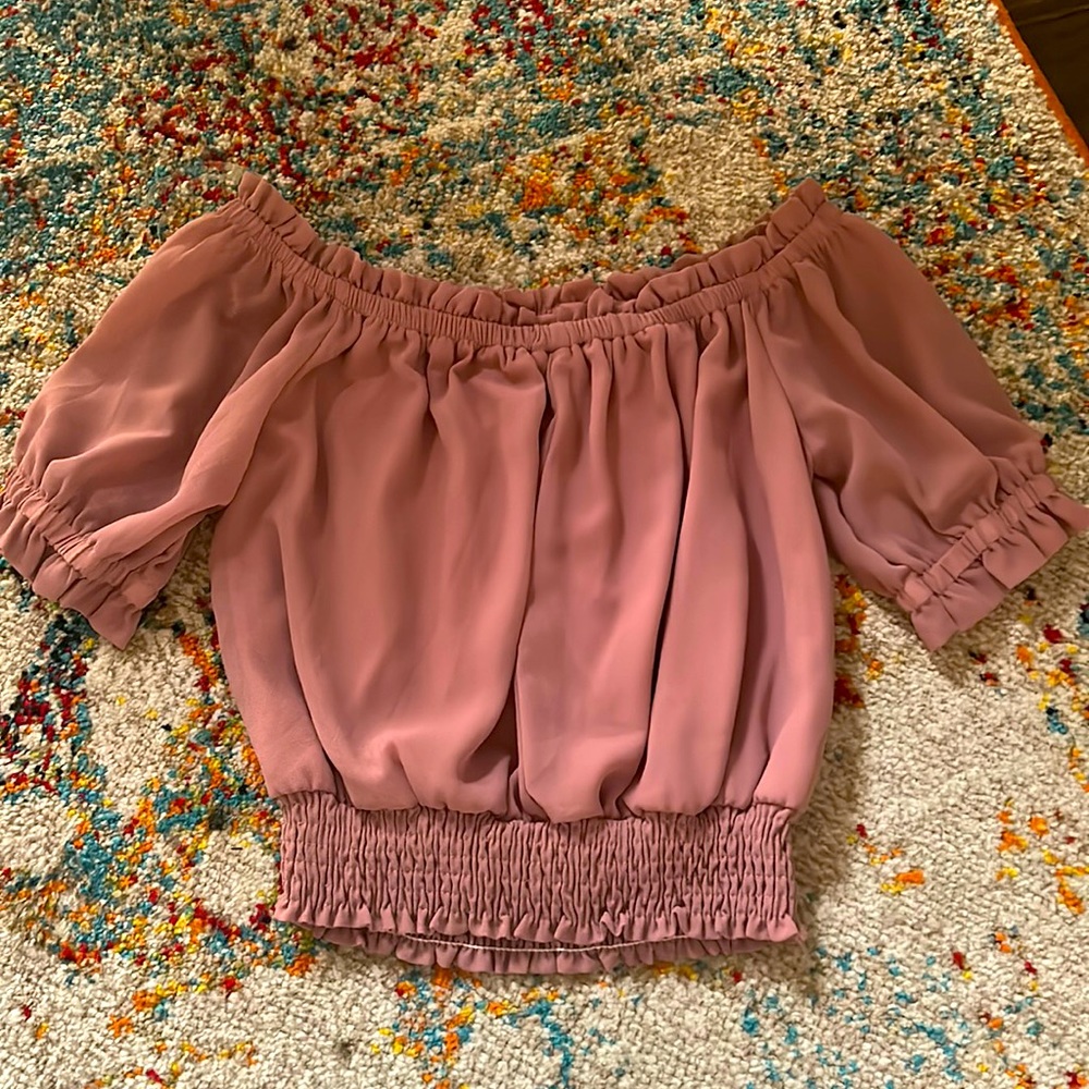 HYFVE Love Street off shoulder top